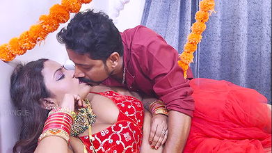 Hot Indian Desi Newly Married Bhabhi First Suhagrat Night in Clear Hindi Audio  Faphouse