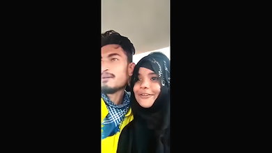 Desi Couple Kissing in Public Place