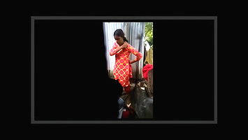 next door young girl outdoor shower filmed