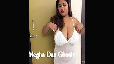 Bong BBW Model Megha Das Ghosh Big Mams in Sensual Photoshoot Part 02