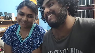 Mallu lazy wife sex with husband, Sharun Raj doing sex with vaishnavy, Mallu couple hot sex, Mallu lazy wife hot sex with talk