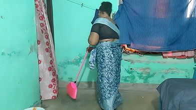 Step mother invited step son to have sex with me while cleaning the house