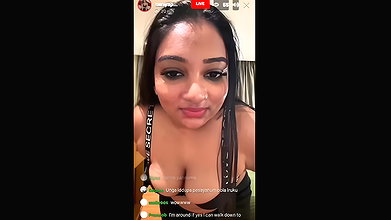 Famous Tamil Influencer Suriya Praba Boobs and Nipple Show in Sexy Bikini
