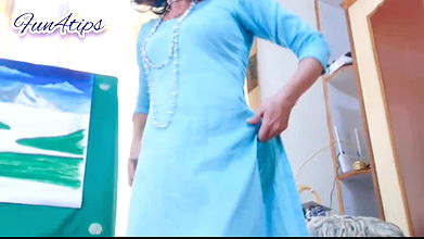 Flashing Her Perfect Boobs.