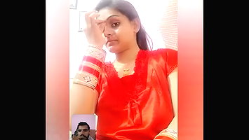 Newly married showing on vc