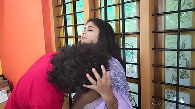 Bdsm and blindfolded Vaishnavy in saree and bra by Sharun Raj, Saree removal and hand tied blinfolded bra romance, Hot bd