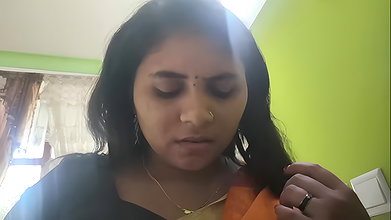 Vaishnavy and Sharun Raj long lip lock part 4, Mallu couple hot lip lock, Lip lock in saree, Saree romance with hot lip l