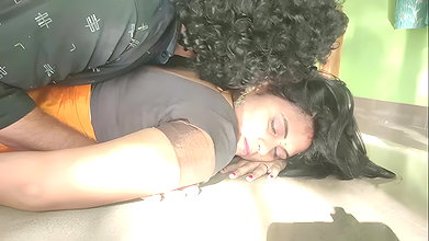 Vaishnavy and Sharun raj long lip lock part 6, Lie down and hot lip lock romance, Mallu couple hot kissing romance, Lip l