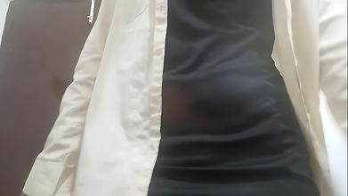 Undressing teen and squirting