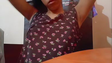 Lifting My Short Skirt to Show You My Rich Buttocks and Tigh