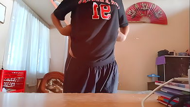 Hot college girl showing pussy