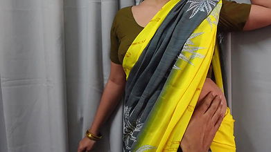 Indian Maid Aunty Big Boobs Sucking and Handjob