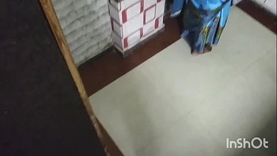 Tamil Lady Saree Drop Chudidar Wear