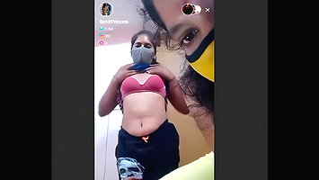Tamil Princess Hot Show in Live