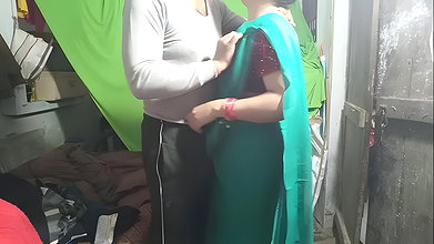 Indian Village Chachi enjoying anal sex