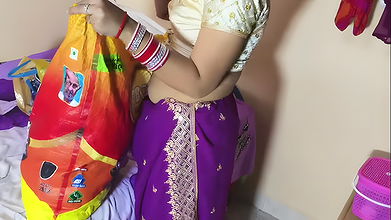 Sexy indian odia housewife and step brother make sex relation in bed room (Desi wife romance and sex)