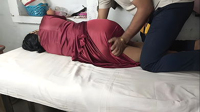 The young sister-in-law brings the brother-in-law to her room and him