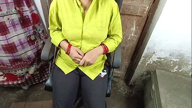 Tremendous fucking of step sister by making her sit on a chair in Hindi voice