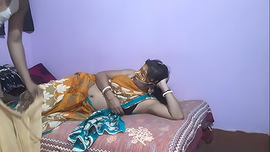 Desi Village Bhabhi Rescued by Husband’s Friend