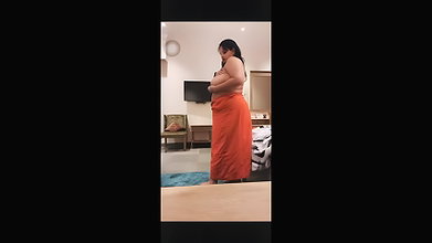 Huge boobie aunty