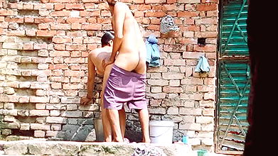 Bhabhi Taking Bath Doggystyle with Brother-in-law