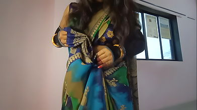 Indyjski Bhabhi gorący seksowny romans i piesek styl jebanie B