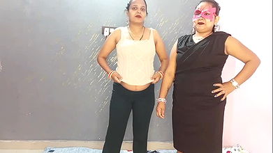 Wiejskie przyrodnie siostry dzielą przyrodniego brata w trójkącie seks hindi audio