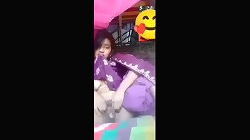 Village gf showing nude on vc