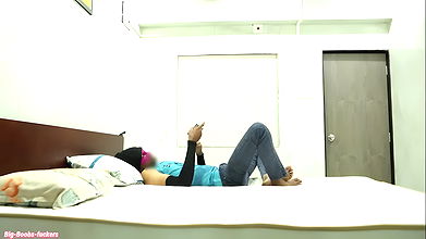 Threesome sex Desi wife sharing with friend hardcore anal fucking and blowjob