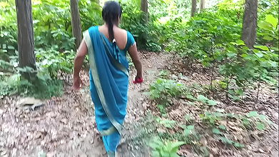 Desi stepmom and sunny forests fucking