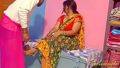 Hot Step-sister enjoyful XXX fuck on storage box