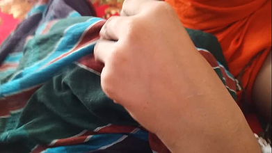 Stepson Caught Secretly Massaging His Stepmom Pussy