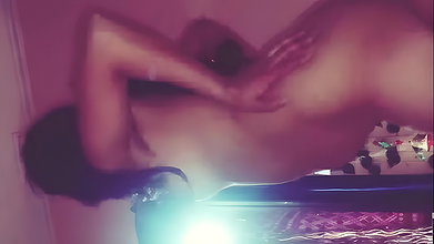 Latika standing sex and doggy horny face