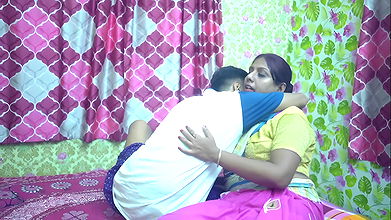 Desi Jhuma aunty (big boobs) fucks her step son