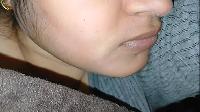 When my Stepsister was lying down, I caressed her pussy for a long time and then fucked her