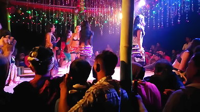 Desi hot open dance show