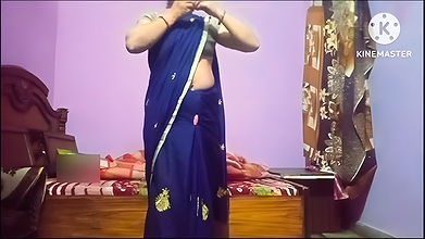 Bhabhi mms viral wear saree for sex and show huge ass