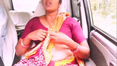Desi sex in the car. Macocha try to fuck the stepson car for a long time. Telugu Dirty conversations.