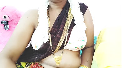 Indian big tits of the stepmother, fucked stepson from Telugu Dirty Talks