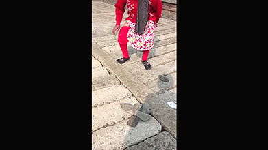 Nomita Bhabhi Sika outside