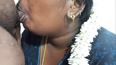 Tamil wife deep sucking