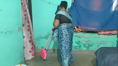 Step mother invited step son to have sex with me while cleaning the house