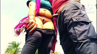 Outdoor sex and Blowjob by Indian rich girl hot Hindi sex video