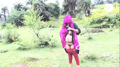 Desi Indian girlfriend Fucked Outdoor badly by his Ex boyfriend Hindi sex vidoe