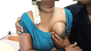 A Tamil wife had sex with her sisters husband who came to her house he doggy fuck so hard