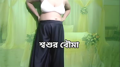 doggystyle sex with indian father in law and clear dirty talk