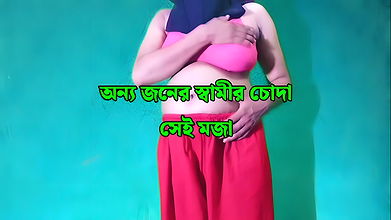 Beautiful sexy girl having sex with her girlfriend’s husband