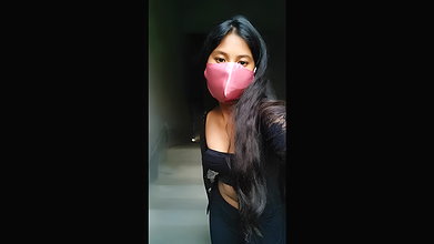 Cute baby girl masturbating
