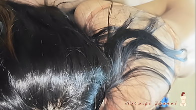 Desi wife threesome cuckold sex enjoying with stranger guy in front of husband