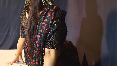 Desi horny wife giving Deepthroat blowjob to her husband’s brother